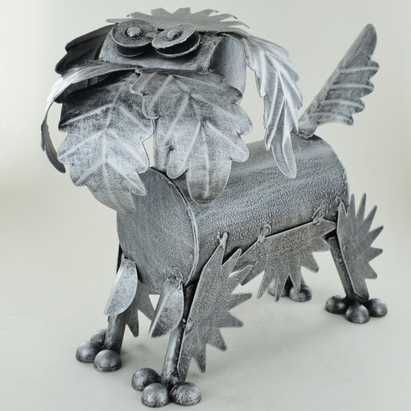 Alexandria Dog Metal Garden Statue