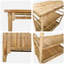 Bamboo Outdoor Bar Table , 110cm cm W 50cm cm D