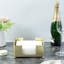 2 Piece Brass Tone Napkin Spice Utensil Storage Organizer