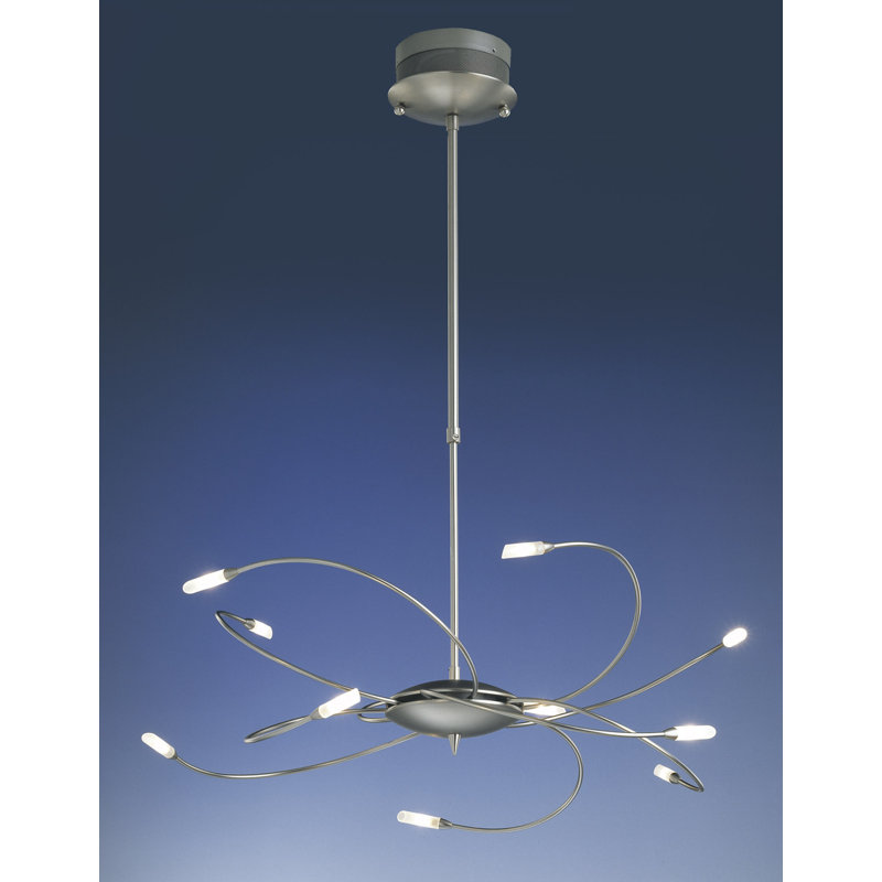 Spin Designer Pendant Light, 10 Lights