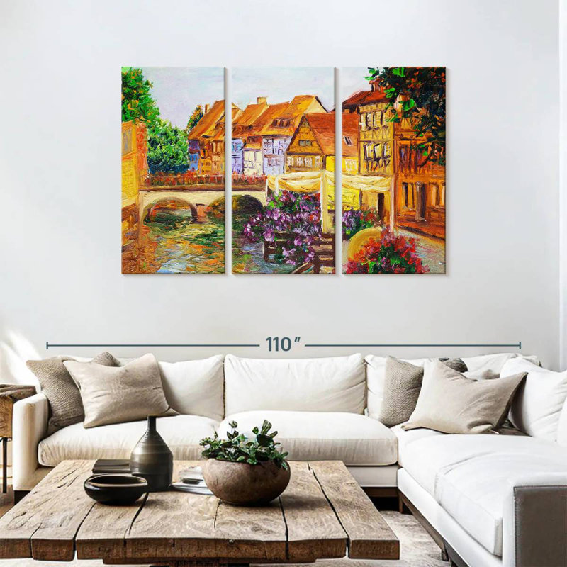 Rorry Old Venice Scenery, 48" H x 74" W