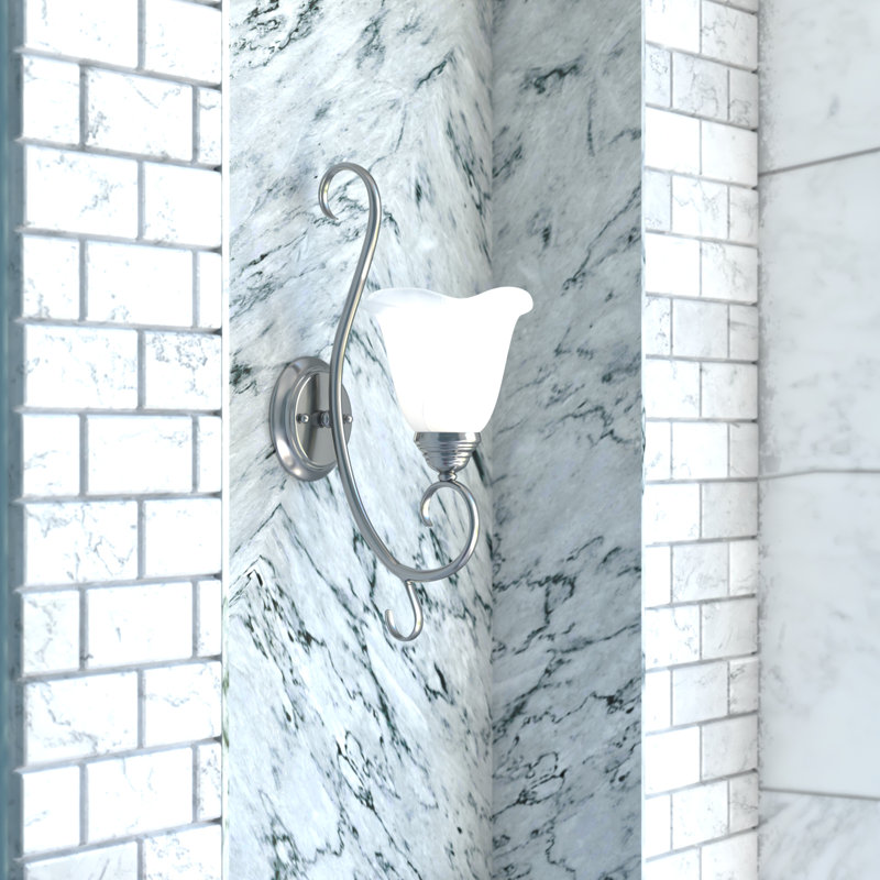 Bowker Steel Armed Sconce
