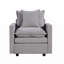 Fauteuil de lecture en tissu Chenille-1923209533
