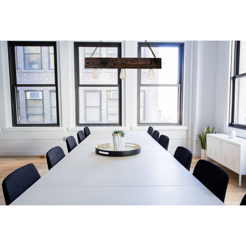 Kepler 3 - Light Kitchen Island Pendant, Rosewood