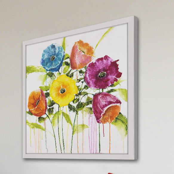 Julie Joy - Single Picture Frame Painting, 51cm H x 51cm W x 3.81cm D