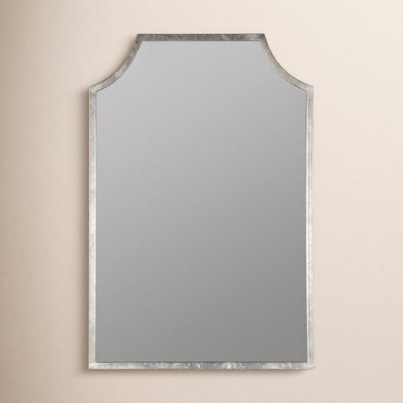 Simone Arch Metal Mirror, Silver