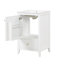 Meuble-lavabo de 20 po avec lavabo, armoire de salle de bain avec porte à fermeture douce, support de rangement et tiroir, blanc-118004160