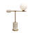 Bianca Brushed Gold Marble Modern Table Lamp