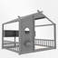 Lit sur pied en bois avec tablettes de rangement-117530068-117530070