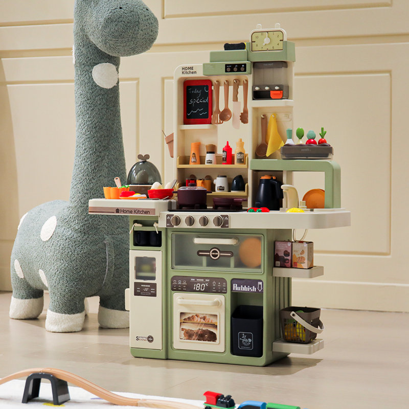 Play Kitchen Set With 88pcs Kitchen Accessories