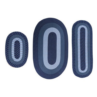 Ensemble de 3 tapis 100% polypropylène Faigel