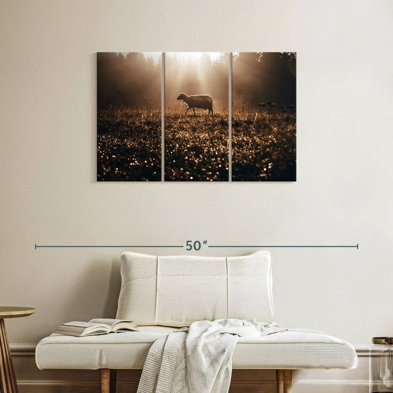Brampt Lost Sheep, 24" H x 38" W