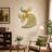 Domagala Luxury Peacock Metal Wall Clock