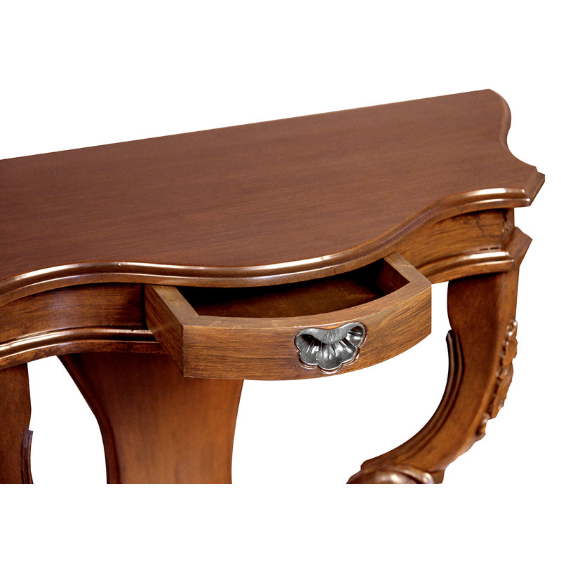 Console de couloir rétro, Bois brun, Bois brun
