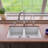 34'' L Double Bowl Granite Kitchen Sink-14644811