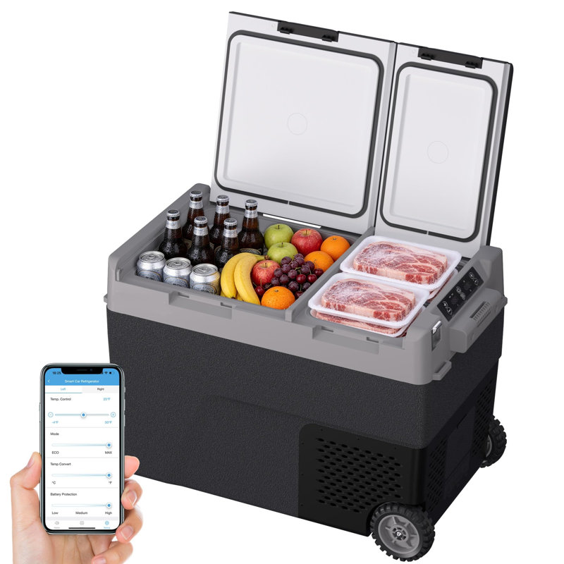 Réfrigérateur-congélateur à compresseur à deux zones 51QT 48L