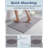Ultra Thin Bathroom Rugs, Rubber Backed Bath Mats For Bathroom Non Slip, Absorbent Bathroom Mat For Floor, Shower, Sink (Grey)-801873121-801873123