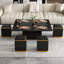 Table basse relevable avec rangement, table centrale multifonctionnelle réglable pour le salon-1534925042