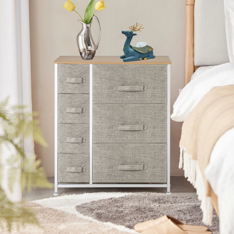 Ashariah 25'' W 7 - Drawer Dresser, Natural