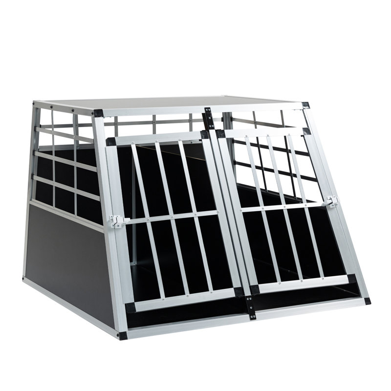 Cage de transport pour chiot en aluminium