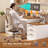  Rachmiel 63" Office Desk with 5 Drawers Modern Executive Desk Farmhouse Computer Desk with LED Lights-1237818438