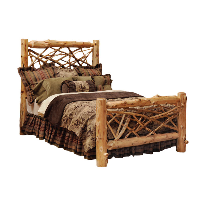 Chambre Cedar Log Panneau personnalisable traditionnel Set