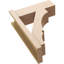 Timberhane cèdre brut en simili bois Balboa Blocker, 8 po x 22 po x H 30 po, brun clair-89128113