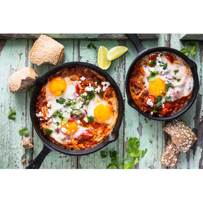 Shakshouka Dish - Wrapped Canvas Print