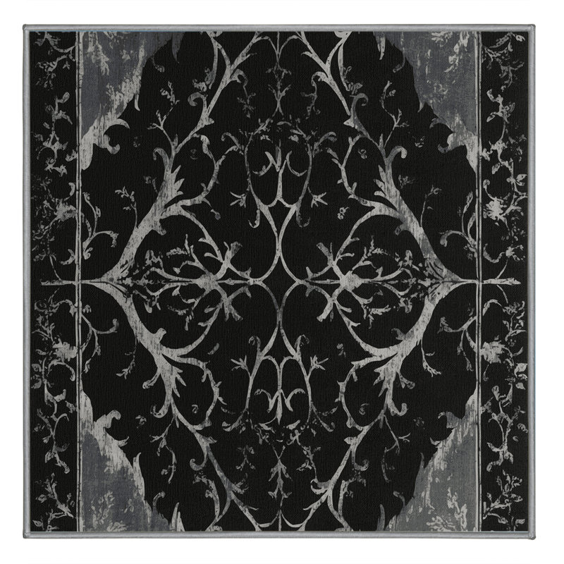 Tapis argenté, Carré 8 pi