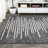 Edinburg Berber Stripe Geometric Black/Ivory Indoor/Outdoor Rug-1590674200