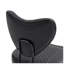 Fauteuil pivotant en cuir synthétique réglable H 31,5 po x P 26,38 po x H 38,19 po ModaForm Home