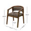 Chaises de salle à manger rembourrées en U avec accoudoirs Arden-118945244