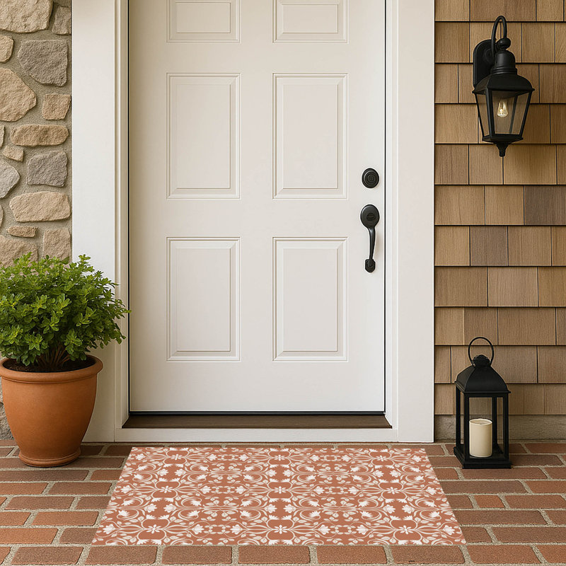 Savanah Outdoor Doormat, 24" W x 17" L, Terracotta