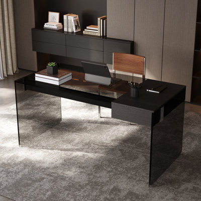 Tempered Glass Writing Desk