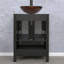 Oley 24'' Single Bathroom Vanity Set with Mirror-585990967