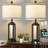 Tatyanna 25.5" Industrial Modern USB Table Lamp Set with Night Light, Built-in Outlet-625921702