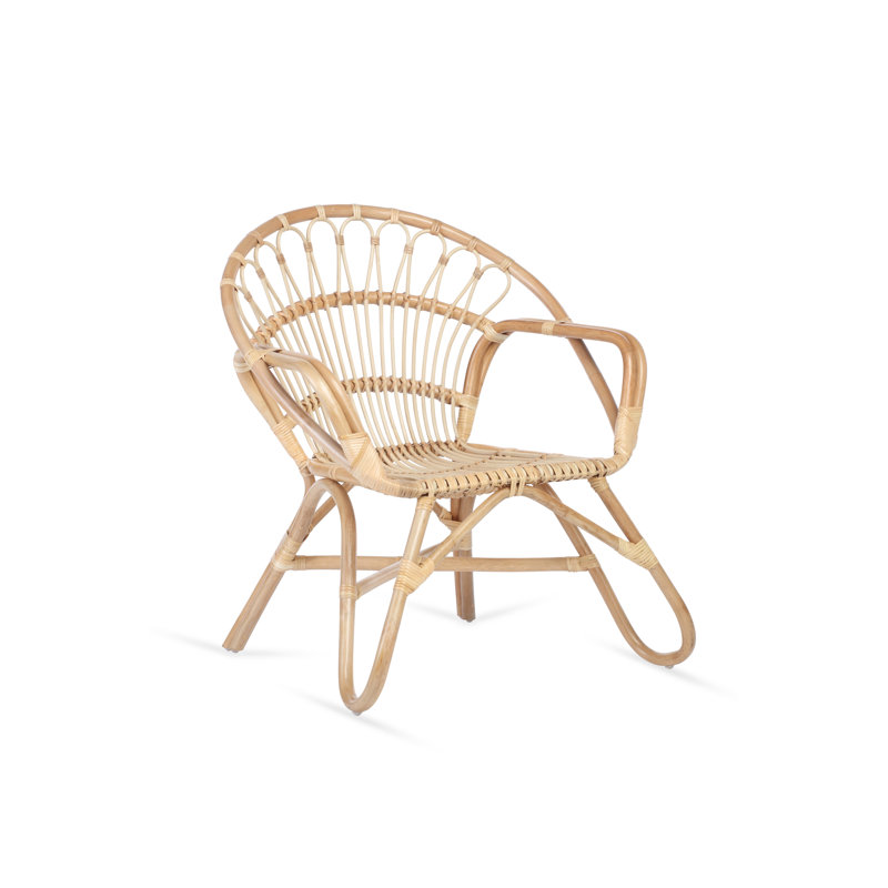 Centerville Upholstered Barrel Chair, Natural