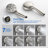 Shower Faucet Set With Tub Spout, Ceiling Mount Shower System With 12 Inch Rain Showerhead And Tub Spout Included Valve And Trim-125588395