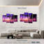 Gillard, mauve, rose, coucher de soleil-107500669