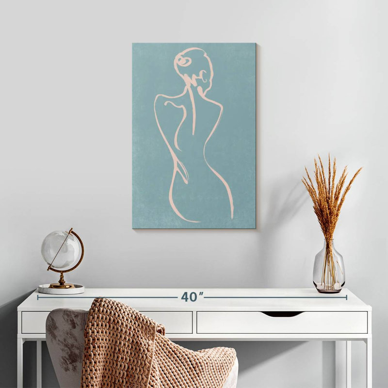 Figurine abstraite Leisha, H 24 po x l 16 po