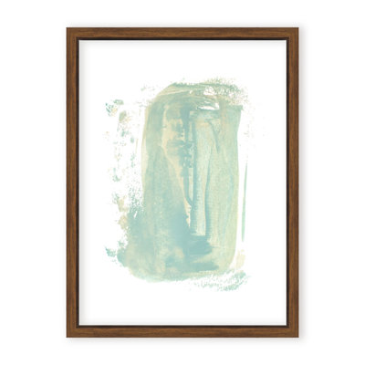 'Sea Green Wave' Framed Print Wall Art