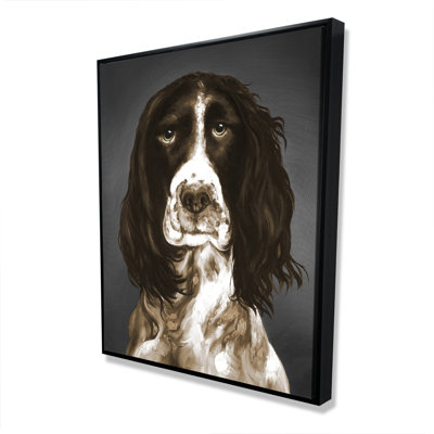Brown English Springer Spaniel Living Room Dog Canvas Decor