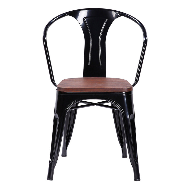 Chaise empilable, Noir