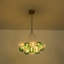 16 - Light Blue Ribbed Glass Cluster Bubble Chandelier-1875275240