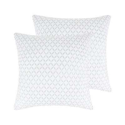 Verity Teal Euro Sham 2pk