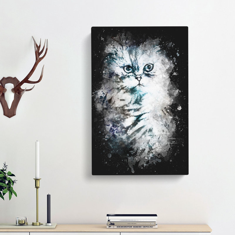 Persian Cat - Wrapped Canvas, 60cm H x 40cm W x 3cm D