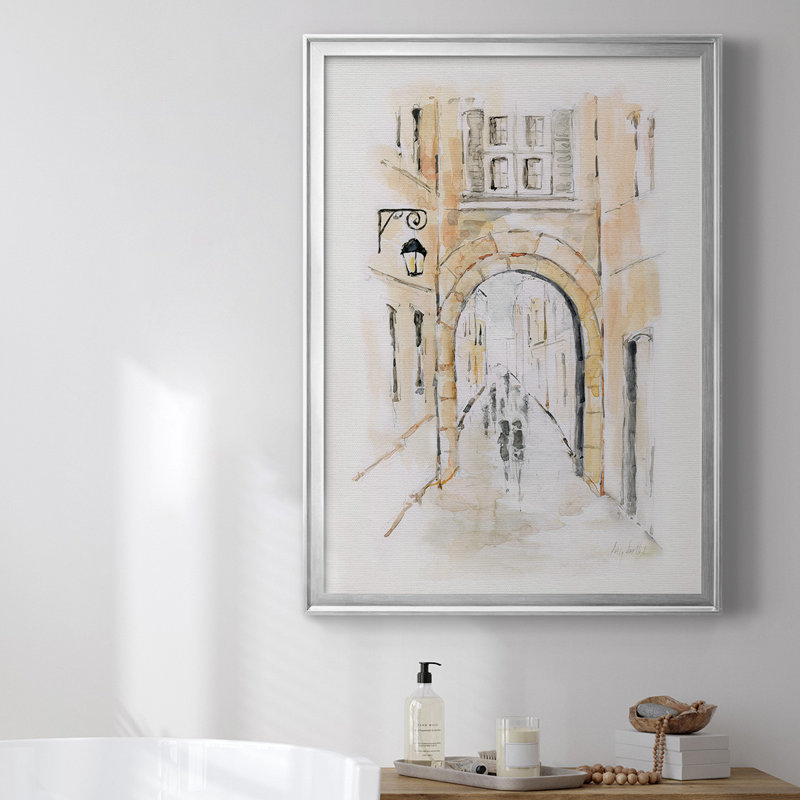 38_Toile encadrée de qualité supérieure, H 42,5 po x l 30,5 po x P 1 po, Argent