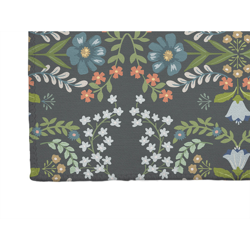 Tapis à linge Cecelia, Gris anthracite, Rectangulaire 2 pi x 3 pi