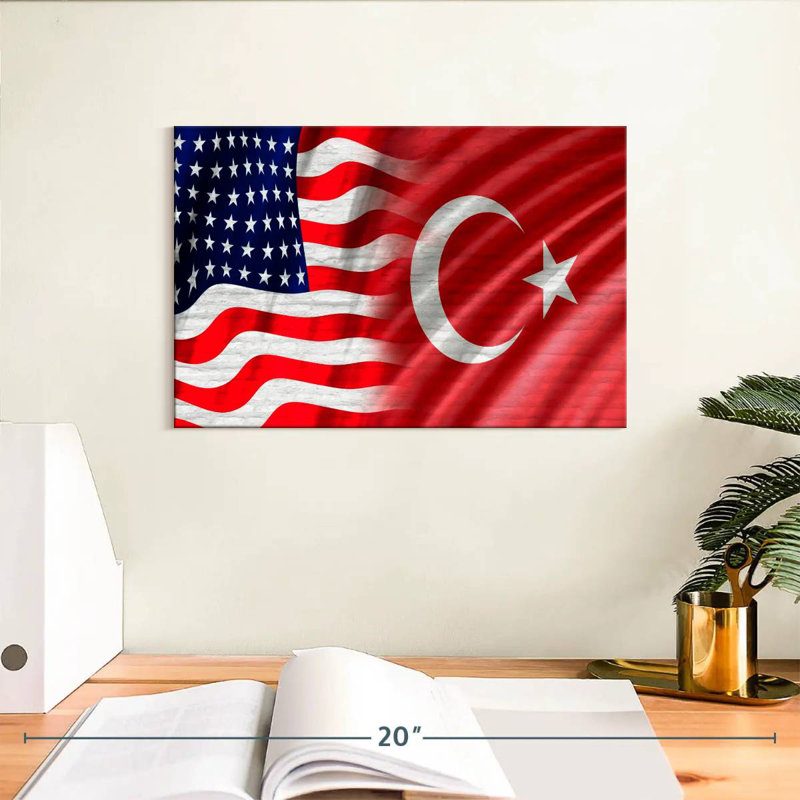 Borges USA And Turkey Borges, 8" H x 12" W