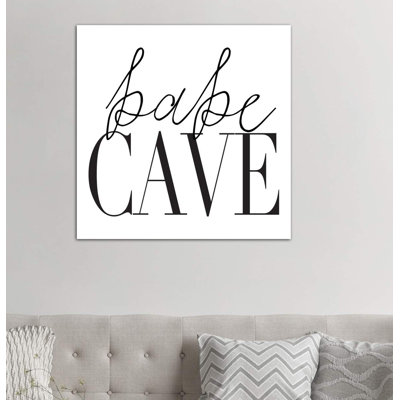 Babe Cave I - Wrapped Canvas Print